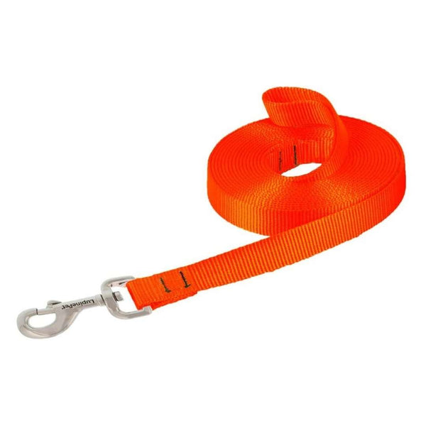 High Visibility Long Leash - Perfect for decompression walks & recall training  - 15 or 30 foot