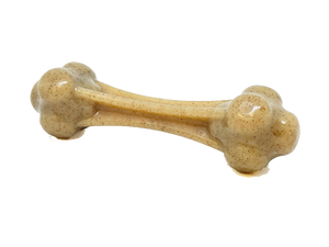 Knuckle Bone Ultra Durable Nylon Dog Chew Toy for Aggressive Chewers - Brown - Knuckle Bone Nylon Dog Chew Bone - Large