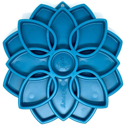 Mandala Design eTray Enrichment Tray for Dogs - Blue Mandala eTray