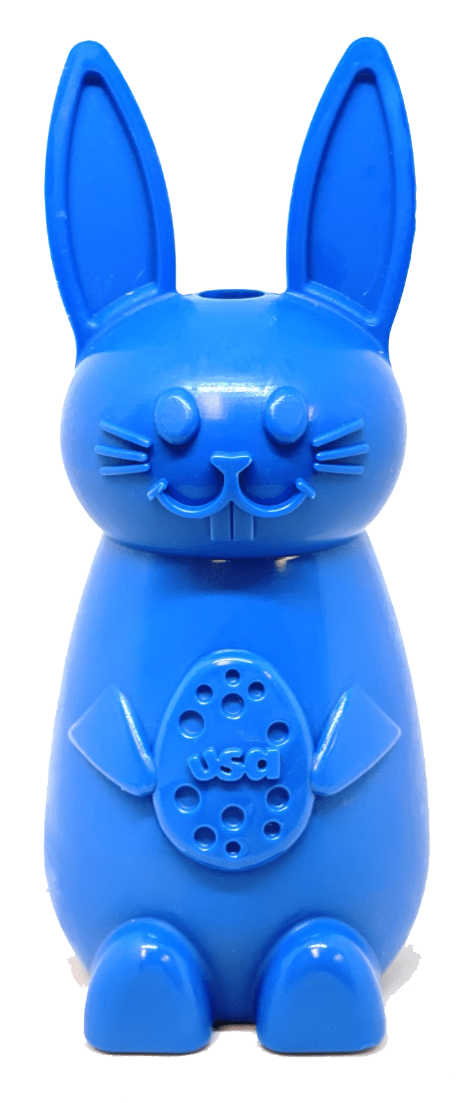 Durable Nylon Bunny Chew Toy and Enrichment Toy for Aggressive Chewers - Nylon Bunny - blue