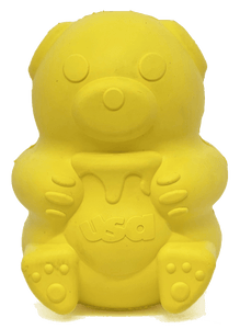 Honey Bear Treat Dispenser - Yellow - Honeybear - large