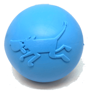 SP Wag Ball Ultra Durable Synthetic Rubber Chew Toy & Floating Retrieving Toy - Large - Blue - Large Wag Ball - Blue