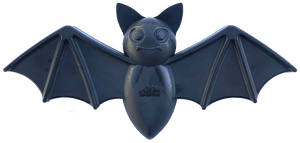 SodaPup Vampire Bat Ultra Durable Nylon Dog Chew Toy for Aggressive Chewers- Black - Vampire Nylon Toy Large - Black
